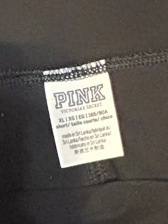 Black Leggings with White Side Stripe - Picture 4 of 4